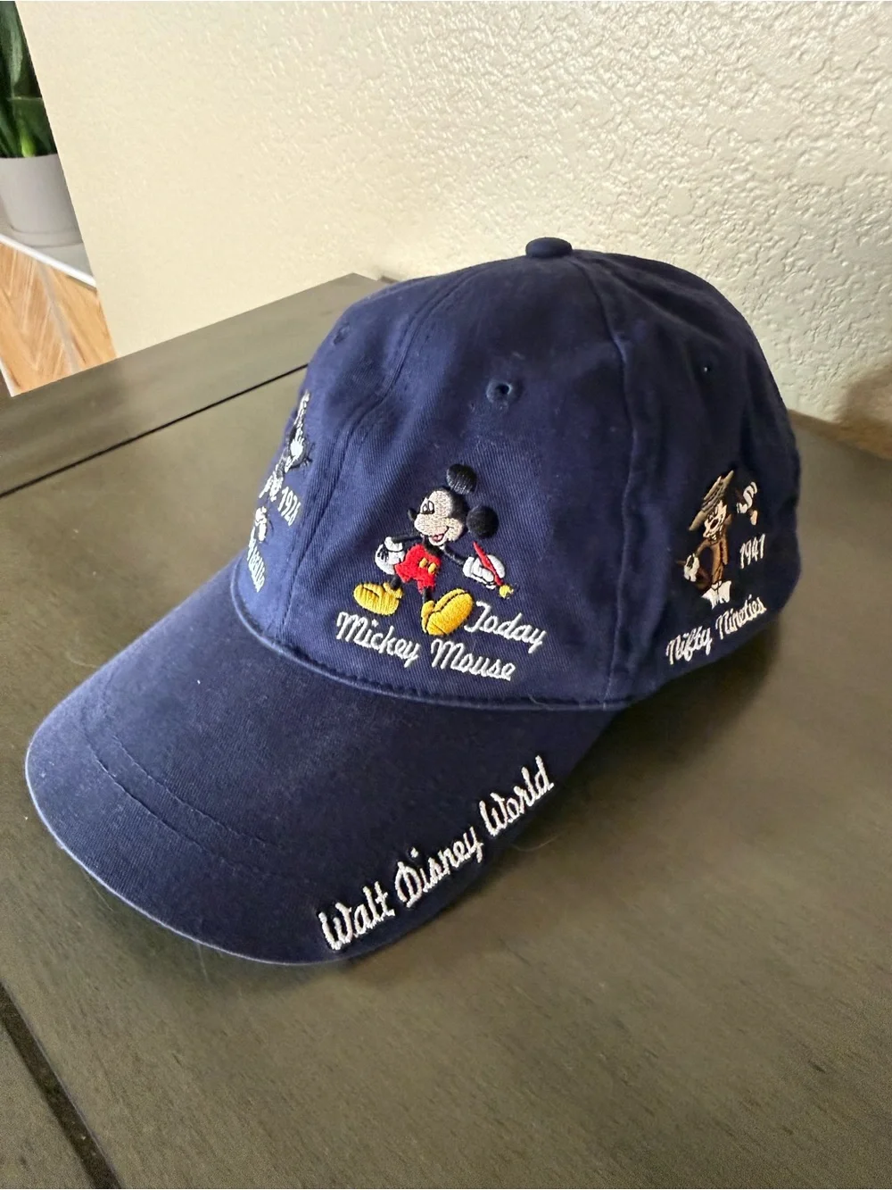 Disney Parks Mickey Mouse Through the Years Embroidered Hat